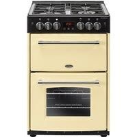 Belling Farmhouse60G 60cm Gas Cooker with Full Width Electric Grill - Cream