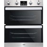 Belling BI702FP Builtunder Fan Double Oven With Programmable Timer  Stainless Steel