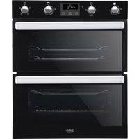 Belling BI702FPCT Built Under 60cm A/A Electric Double Oven Black