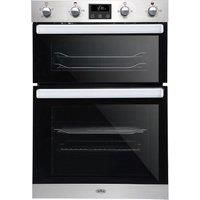 Belling BI902FP Builtin Fan Double Oven With Programmable Timer  Stainless Steel