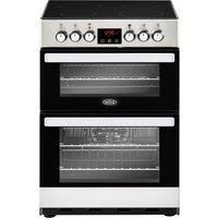Belling Cookcentre 60E 60cm Double Oven Electric Cooker With Ceramic Hob  Stainless Steel