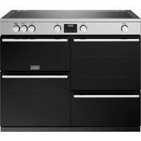 Stoves Precision Deluxe ST DX PREC D1100Ei TCH SS Electric Range Cooker with Induction Hob - Stainless Steel - A Rated, Stainless Steel