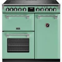 Stoves Richmond Deluxe ST DX RICH D900Ei RTY MMI Electric Range Cooker with Induction Hob - Mojito Mint - A/A Rated