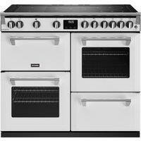 Stoves Richmond Deluxe ST DX RICH D1000Ei RTY IWH Electric Range Cooker with Induction Hob - Icy White - A Rated, White