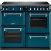 Stoves Richmond Deluxe ST DX RICH D1000Ei RTY KTE Electric Range Cooker with Induction Hob - Kingfisher Teal - A Rated, Green