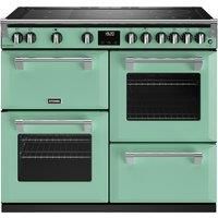Stoves Richmond Deluxe ST DX RICH D1000Ei RTY MMI Electric Range Cooker with Induction Hob - Mojito Mint - A Rated, Green