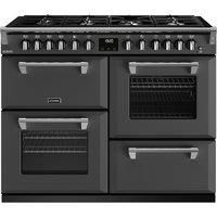 Stoves Richmond Deluxe ST DX RICH D1100DF AGR Dual Fuel Range Cooker - Anthracite - A Rated, Black