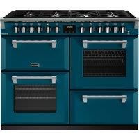 Stoves Richmond Deluxe ST DX RICH D1100DF KTE Dual Fuel Range Cooker - Kingfisher Teal - A Rated, Green