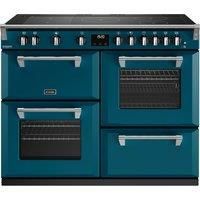 Stoves Richmond Deluxe ST DX RICH D1100Ei RTY KT Electric Range Cooker with Induction Hob - Kingfisher Teal - A Rated, Green