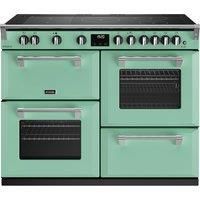 Stoves Richmond Deluxe ST DX RICH D1100Ei RTY MMI Electric Range Cooker with Induction Hob - Mojito Mint - A Rated, Green