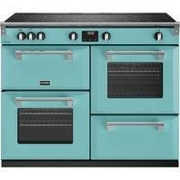 Stoves Richmond Deluxe ST DX RICH D1100Ei TCH CBL Electric Range Cooker with Induction Hob - Country Blue - A Rated, Blue