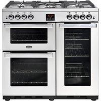 Belling 444411723 90cm Cookcentre Prof X90G Double Oven Gas Cooker St