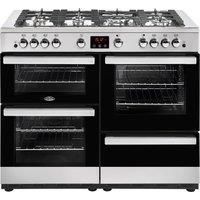 Belling 444411730 10cm Cookcentre X110G Double Oven Gas Cooker St Stee