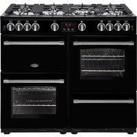 Belling 444411735 100cm Farmhouse X100G Double Oven Gas Cooker in Blac