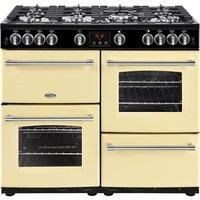 Belling 444411737 100cm Farmhouse X100G Double Oven Gas Cooker in Crea