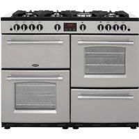 Belling 444411739 110cm Farmhouse X110G Double Oven Gas Cooker in Silv