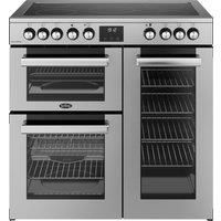 Belling 444411792 90cm Wide Cookcentre Ceramic Range Cooker in Stainle