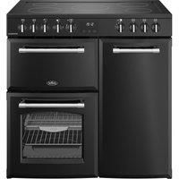 Belling 444411817 90cm Wide Farmhouse Ceramic Range Cooker in Black