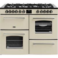 Belling 444411839 110cm Wide Farmhouse Dual Fuel Range Cooker in Cream