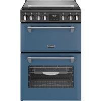 Stoves Richmond DX MRA 60DF 60cm Dual Fuel Mini Range Cooker - Twilight Blue - A/A Rated, Blue