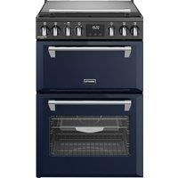 Stoves Richmond DX MRA 60DF 60cm Dual Fuel Mini Range Cooker - Midnight Blue - A/A Rated, Blue
