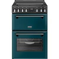Stoves Richmond DX MRA 60DF 60cm Dual Fuel Mini Range Cooker - Deep Marine - A/A Rated, Green
