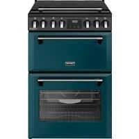 Stoves Richmond DX MRA 60Ei RTY 60cm Electric Mini Range Cooker with Induction Hob - Deep Marine - A/A Rated, Green