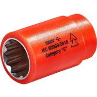 ITL Insulated 01460 Insulated 1/2in Drive Socket 21mm ITL01460