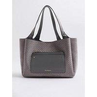 River Island Pocket Front Embossed Shopper Bag