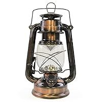 Lloytron LED Battery Storm Lamp Lantern Copper Garden Camping Handle Torch BNIB