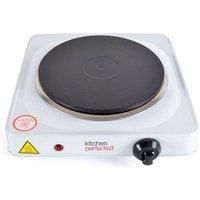 Lloytron E4102WH Kitchen Perfected Single Hotplate, 1500 W, White