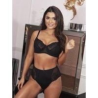 High Waisted Knickers by Pour Moi St Tropez High Waist Brief Black