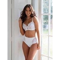 Pour Moi£ Women's St Tropez High Waist Deep Brief Full, White (White White), (Size:18)