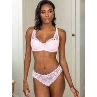 Pour Moi£ Women's Flora Brazilian Brief, Soft Pink, 18