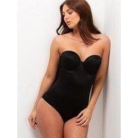 Pour Moi Definitions Shapewear Strapless Body - Black
