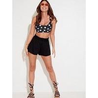 Pour Moi Jersey Beach Shorts - Black
