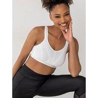 Pour Moi Energy Strive Non-Wired Non-Padded Lined Full Cup Sports Bra - White