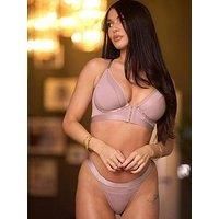 Pour Moi India High Leg Thong - Natural