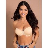 Pour Moi Definitions Bra Push Up Strapless Padded Underwired Lingerie 26000