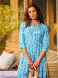 Sea Glitter Midi Dress