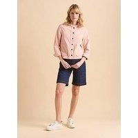 Frill Neck Denim Jacket