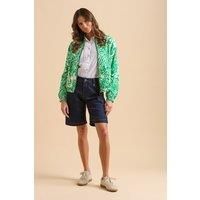 Pin Tuck Bomber Jacket