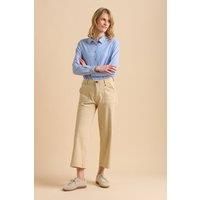 Ankle Crop Wide Leg Trousers