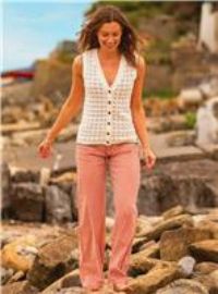 Stripe Straight Leg Jeans