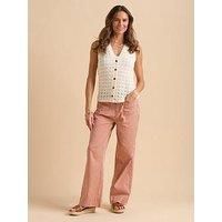 Stripe Straight Leg Jeans