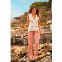 Stripe Straight Leg Jeans