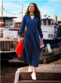 BRAKEBURN Fern Denim Midi Dress 20