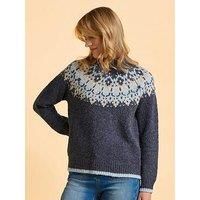 Brakeburn Windswept Jumper - Navy