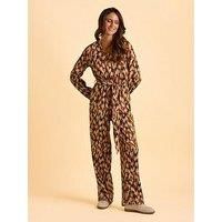 Brakeburn Selenna Jumpsuit - Brown