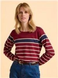 Brakeburn Classic Bella Crew Sweatshirt - Red